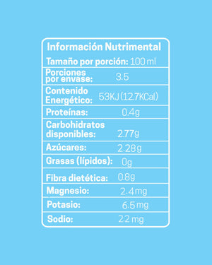 Ficha de Ginger Birra Cero con ingredientes y perfil de sabor