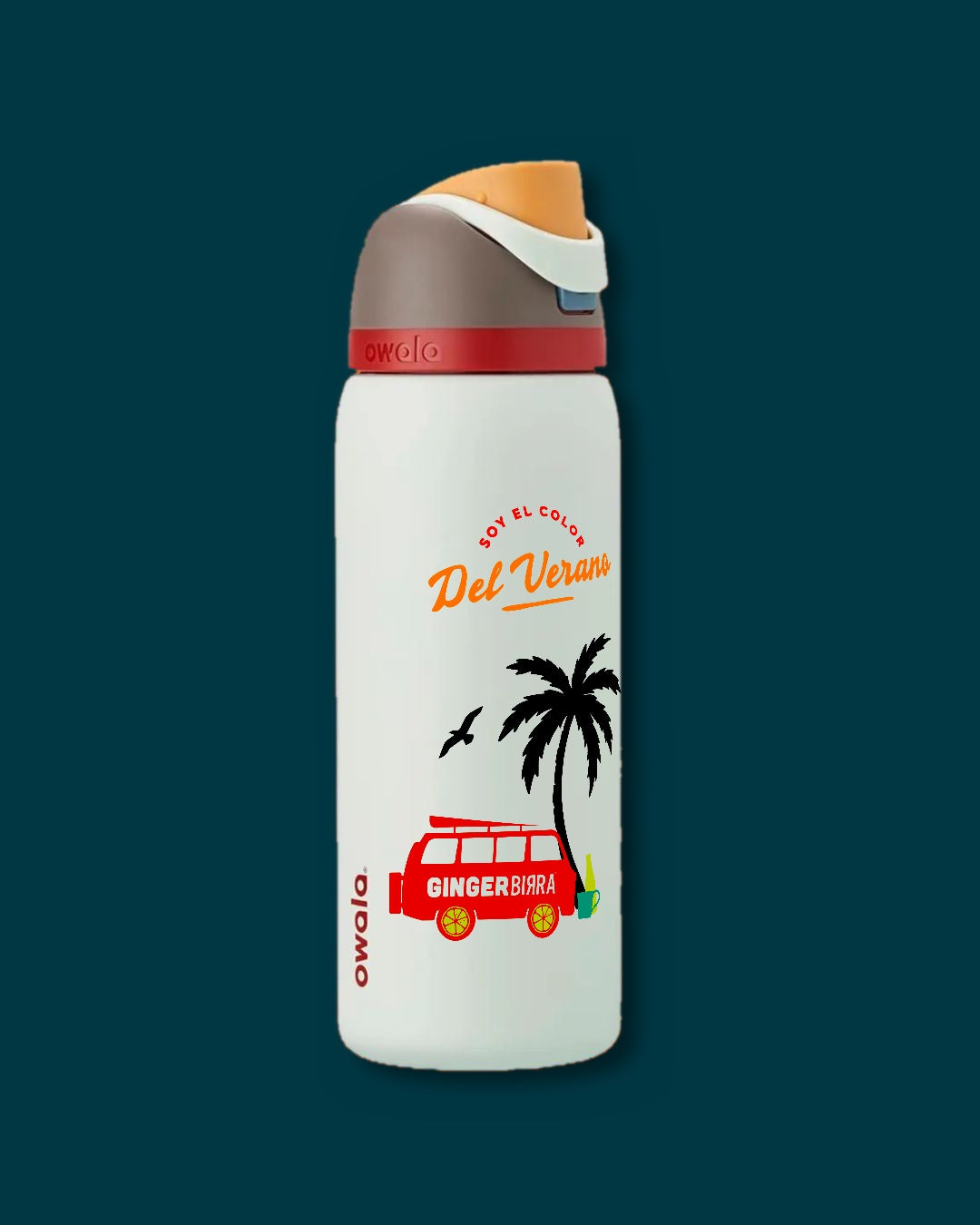 Termo Owala 1 L × Ginger Birra